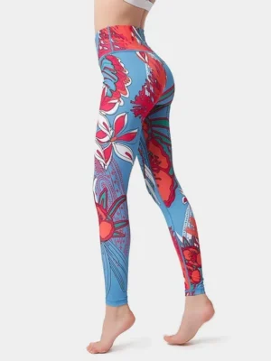 Legging Sculptant Imprimé Fleur