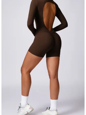 Long-Sleeve Sportswear Romper